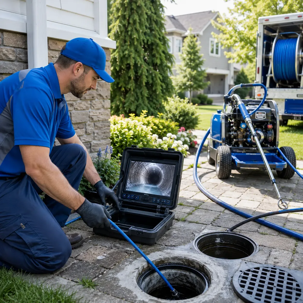 Outdoor drain cleaning professionals serving Niantic, IL